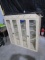 TOP TO TWO PC CABINET THREE GLASS SHELVES 4 DOORS 47 X 49 X 16