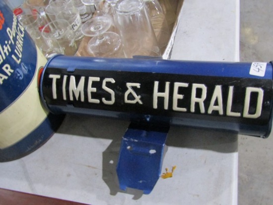 METAL TIMES AND HERALD PAPER BOX