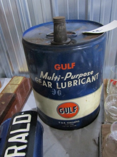 5 GAL GULF MULTI PURPOSE GEAR LUBRICATION TANK