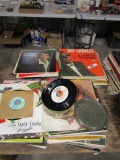 LARGE LOT OF VINYL RECORD ALBUMS INCLUDING JOHN NEMETH AUTOGRAPHED DEAN MAR