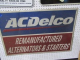 ACDELCO SIGN METAL APPROXIMATELY 36 X 24