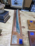 HALF MODEL WITCH OF THE WAVE BUILT AT PORTSMITH NH 1851 APPROX 44 X 8