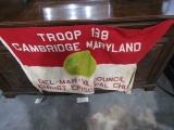 TROOP 188 CAMBRIDGE MD BOYSCOUT FLAG APPROXIMATELY 55 X 32