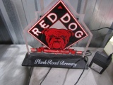 LIGHTED RED DOG ADVERTISING