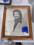 AUTOGRAPHED PHOTO WOLFMAN JACK