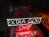 NEON COORS EXTRA GOLD SIGN 26 X 19