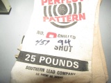 LOT OF LEAD SHOT BAGS INCLUDING WINCHESTER REMINGTON MURDOCK AND PERFECT PA