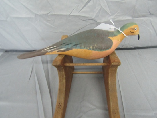 MADISON MITCHELL DOVE DECOY SIGNED DATED 1974