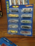 HOT WHEELS TANKER TROUBLE PLAY SET AND A TEN CAR SET AND HOT WHEELS 20 CAR