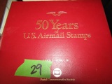 ALBUM 50 YEARS OF US AIR MAIL STAMPS OVER 50