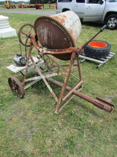 #314 CEMENT MIXER WITH ELECTRIC MOTOR