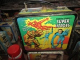 MARVEL COMICS SUPER HEROES LUNCH BOX WITH THERMOS 1976