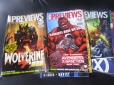 MARVEL PREVIEWS ISSUES 87 THROUGH 107 2011 AND 2012