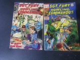 2 SGT FURY AND HIS HOWLING COMMANDOS ISSUES 59 AND 63 1968