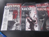 GRENDEL  4 BLACK WHITE & RED AND 4 RED WHITE & BLACK AND 1 CYCLE