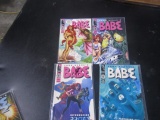 LEGEND DARK HORSE COMICS BABE 1 THROUGH 4 AND BABE 1 & 2 AND TOPPS 1996 BAR