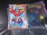 DC CATWOMAN ISSUES 1 THROUGH 4 AND CATWOMAN DEFIANT AND DC TEAM TITANS ISSU
