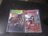 SPAWN  FAN EDITION #1 AND CRIMSON PLAGUE ISSUES 1 AND VIOLATOR ISSUES 1 2 3