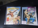 OVER 20 COMICS MAGAZINES AND HARD BACK BOOKS INCLUDING THE ROCKETEER THE CO