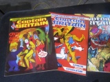 APPROXIMATELY 20 COMICS AND BOOKS INCLUDING CAPTAIN BRITAIN ISSUES 2 THROUG
