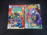 APPROXIMATELY 9 COMICS AND MAGAZINES INLUDING DC SHAZAM! SUPERMAN & BATMAN