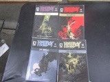 OVER 40 COMICS AND BOOKS INCLUDING HELLBOY ISSUES 1 THROUGH 7 AND SATELITE