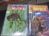 APPROXIMATELY 25 COMICS INCLUDING MARVEL WEAPON X ISSUES 73 THROUGH 84 AND