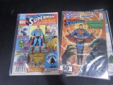 4 SUPERMAN COMICS INCLUDING DC SUPERMAN AND SWAMP THING 85 AND FUNERAL FOR