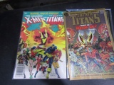 APPROXIMATELY 25 COMICS INCLUDING MARVEL AND DC PRESENT THE UNCANNY XMEN AN