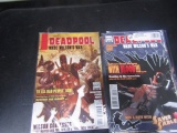 OVER 60 COMICS TO INCLUDING DEADPOOL 1 THROUGH 4 AND BUTCHER AND BOMB QUEEN