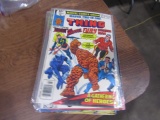 APPROXIMATELY 15 COMICS INCLUDING THE THING 51 AND FANTASTIC FOUR 348 349 A