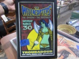 POSTER FRAMED UNDERGLASS THE HELLACOPTERS DRAGONS SUPERBEES 1'8