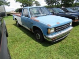 #4001 1983 S10 CHEVY DURANGO 76350 MILES 5 SP MANUAL LONG BED SINGLE CAB PA