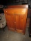 ANTIQUE NATURAL FINISH LINEN PRESS 5 FEET TALL X 40 INCH X 15 INCH