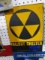 FALLOUT SHELTER SIGN METAL SIGN 10 X 14