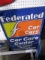 FEDERATED CAR CARE SIGN 23 X 35 METAL SIGN