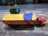 MCDONALDS MATCHBOX TRUCK AND TEXACO BANK