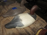 PAIR CANVAS BACK SINK BOX DECOYS UPPER BAY STYLE