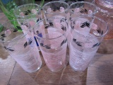 SET OF 6 PINK LEMONADE GLASSES