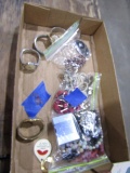 LOT OF COSTUME JEWELRY INCLUDING MENS WATCHES NECKLACES AND MORE