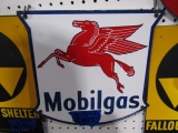 MOBILGAS SIGN METAL 11 X 12