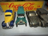 COLLECTION OF FOUR AUTOMOBILE BANKS INCLUDING FARMERS AND MERCHANT BANK CAM