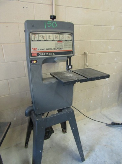 SEARS CRAFTSMAN 12" BAND SAW SANDERS ON STAND