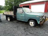 1981 FORD F350 SHOWING 16077 MILES 5.8 L ENG 4 SP MANUAL TRANS DUALLY 9' KN