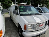 2001 GMC 2500 SAVANA CARGO VAN 4.3 L ENG MILES UNKNOWN BUCKET SEATS TOOL BI