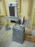 ROCKWELL DELTA BELT AND DISC SANDER MOD 31 750 SN LM4197 ON STAND