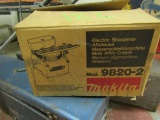 MAKITA ELECTRIC SHARPENER MOD 9820 2 IN ORIGINAL BOX