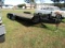 #5001 1989 CAR HOMEMADE TRAILER 8' WIDE 18' DECK 2' DOVE TAIL 3' RAMPS ALL