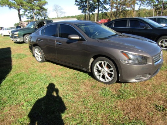 #1401 2012 NISSAN MAXIMA SUNROOF STAINED INTERIOR AUTO TRANS CLEAN BODY GOO