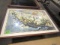 MAP OF EASTERN SHORE FRAMED UNDER GLASS BY YARDLEY